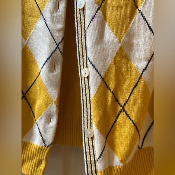 Gently used Lands end argyle sweater Size Small (6/8) - Picture 6 of 6